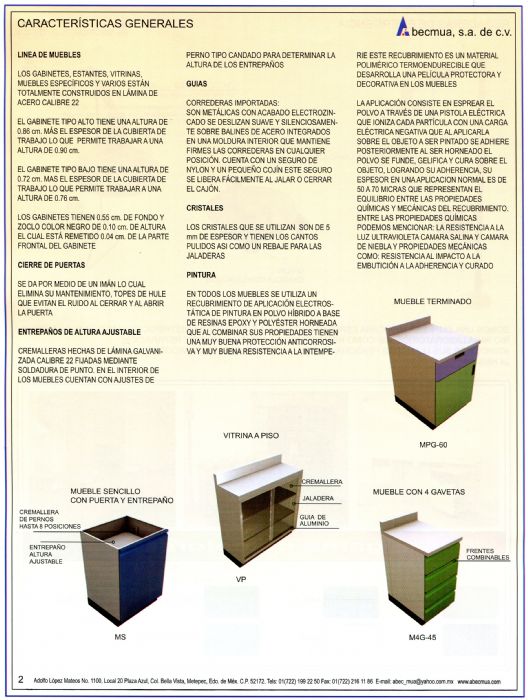 GABINESTES DE LABORATORIO 